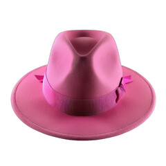 Pink hat isolated on white background
