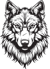 Wolf vector illustration