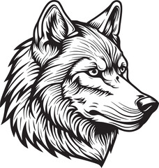 Wolf vector illustration