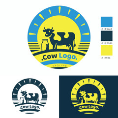 Fototapeta premium Caw Logo Vector