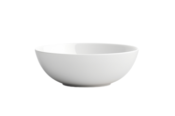 Ethereal Whispers: A White Bowls Dance on the Void on a White or Clear Surface PNG Transparent Background.