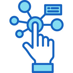 Obraz premium Interactive Icon