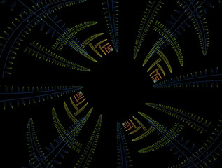 Imaginatory fractal abstract background Image