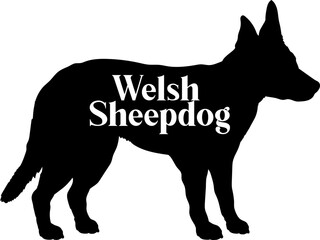 Dog silhouette dog breeds logo dog monogram vector