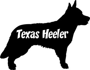 Dog silhouette dog breeds logo dog monogram vector