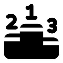 Obraz premium leaderboard icon for illustration