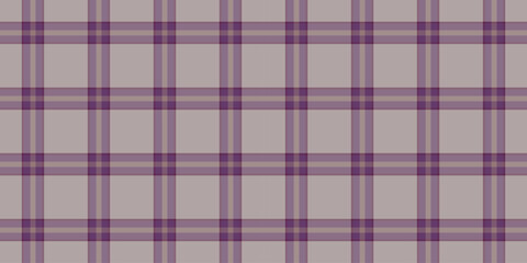 Guy check seamless textile, jersey fabric pattern tartan. Feminine background texture plaid vector in pastel and grey colors.