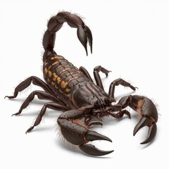 scorpion isolated on white background