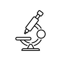 Microscope vector icon