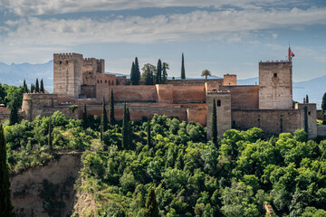 The Alhambra of Granada. World Heritage. Asset of Cultural Interest. Spain.