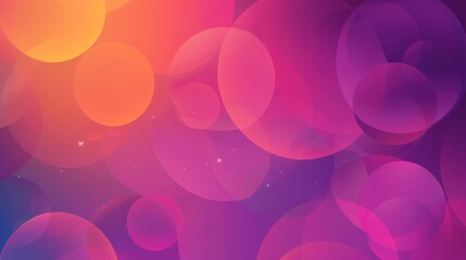 Vibrant Gradient with Pink, Purple, and Orange Hues