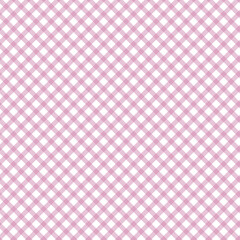 Gingham pattern seamless Plaid repeat in pink.Design for print, tartan, gift wrap, textiles, checkered background for tablecloth