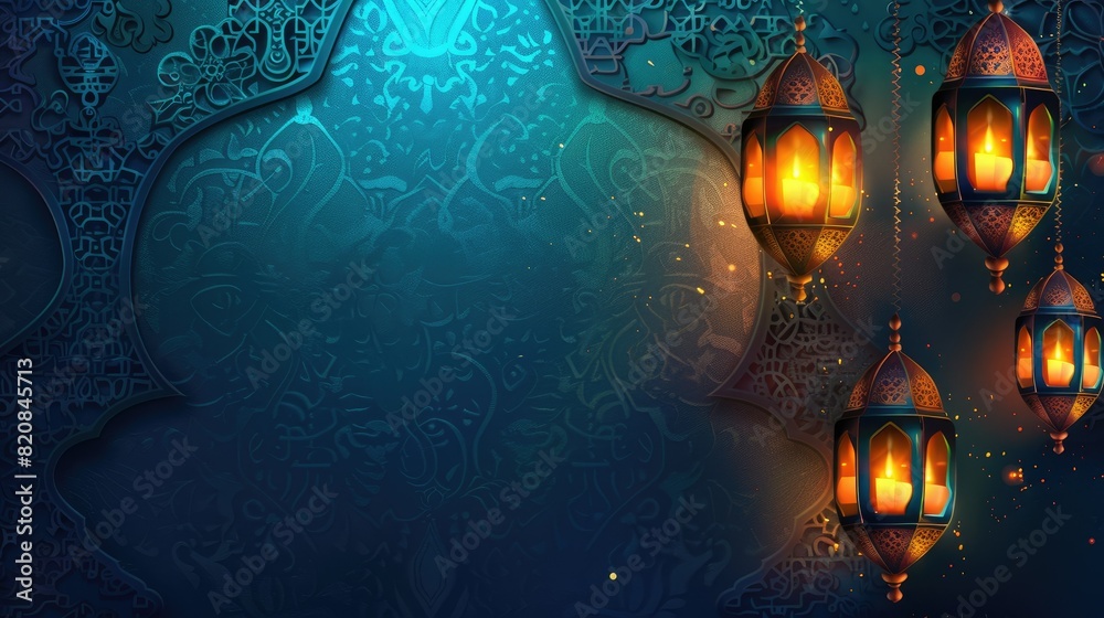 Wall mural Eid Al Adha Banner Design