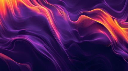 Obraz premium Abstract Design with Purple and Orange on Dark Backdrop