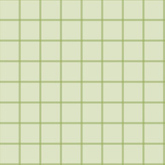 Fototapeta premium Gingham pattern seamless Plaid repeat in green and white. Design for print, tartan, gift wrap, textiles, checkered background for tablecloth