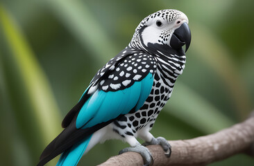 Portrait of colorful White-fronted Parrot in Mexico. High quality photo