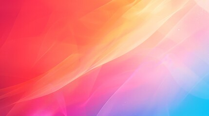 Obraz premium Pastel Shapes on Bright Gradient Background