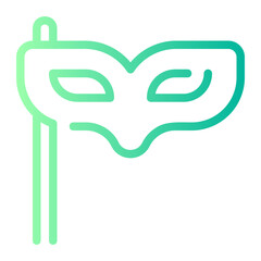 eye mask gradient icon