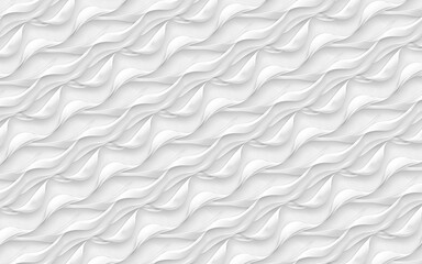 White and gray wavy abstract pattern