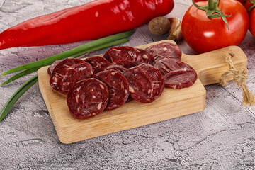 Wild Bear meat homemade sausages