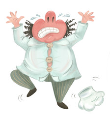 Angry chef