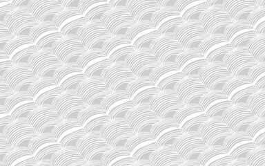 White and gray wavy abstract pattern