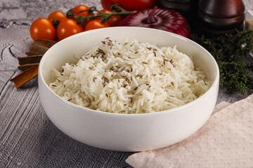 Indian cuisine jeera basmati rice