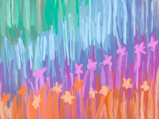 abstract colorful oil painting artwork background