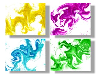 watercolor wet wash splash, blots, background, template collection