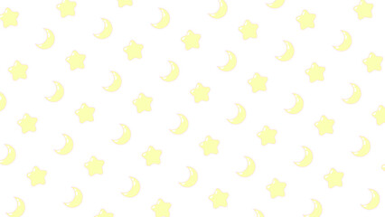 アニメ風かわいい星空パターン⭐︎PNG