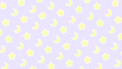 アニメ風かわいい星空パターン⭐︎