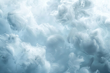 Obraz premium Generative ai on theme of beautiful texture soft fluffy cotton, design natural abstract background