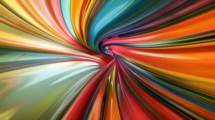 Fototapeta premium Abstract Lines and Geometric Shapes Time Accelerates Abstract background