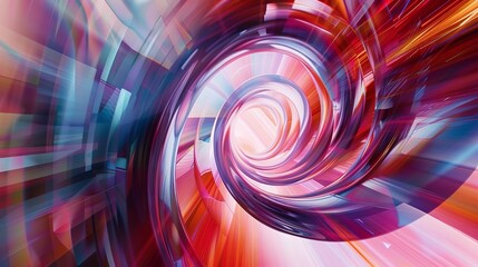 Obraz premium Abstract Lines and Geometric Shapes Time Accelerates Abstract background
