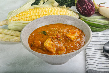 Indian cuisine - Kadai chicken masala