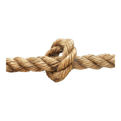 Fototapeta premium Rope part isolated on white background