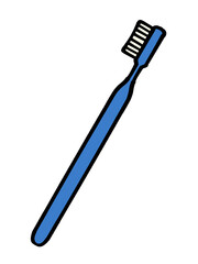 シンプルな歯ブラシのイラスト素材