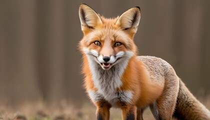 A Fox With A Sly Grin On Its Face