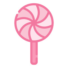 Lollipop Icon in Filled Line Style