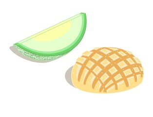 メロンとメロンパン