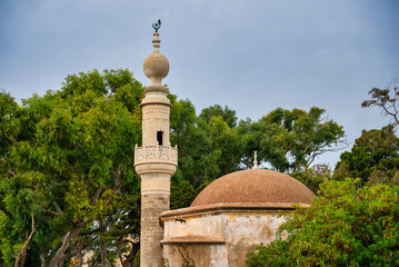 The Murat Reis Mosque on Rhodes island.