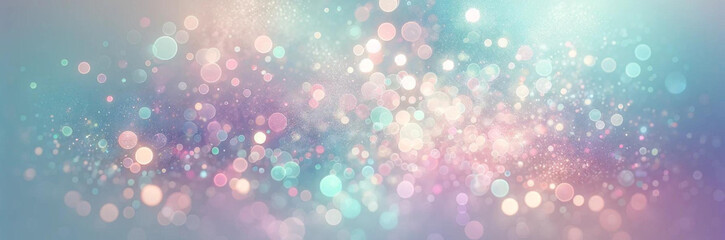 Obraz premium abstract blur bokeh banner background in pastel tones