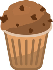 머핀 벡터 일러스트
