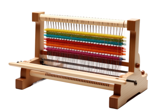 The Rainbow Weavers Tapestry on Transparent PNG Background...