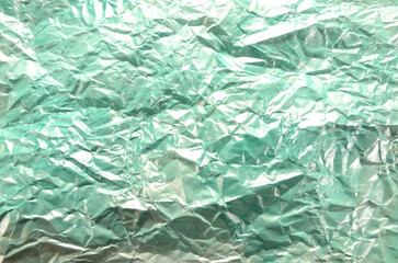  simple background of crumpled green paper