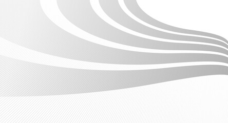 Light grey lines in 3D perspective vector abstract background, easy and soft cool illustration, smooth motion and elegant gradient.