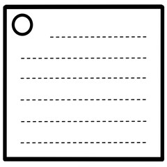 Fototapeta premium Noted pad