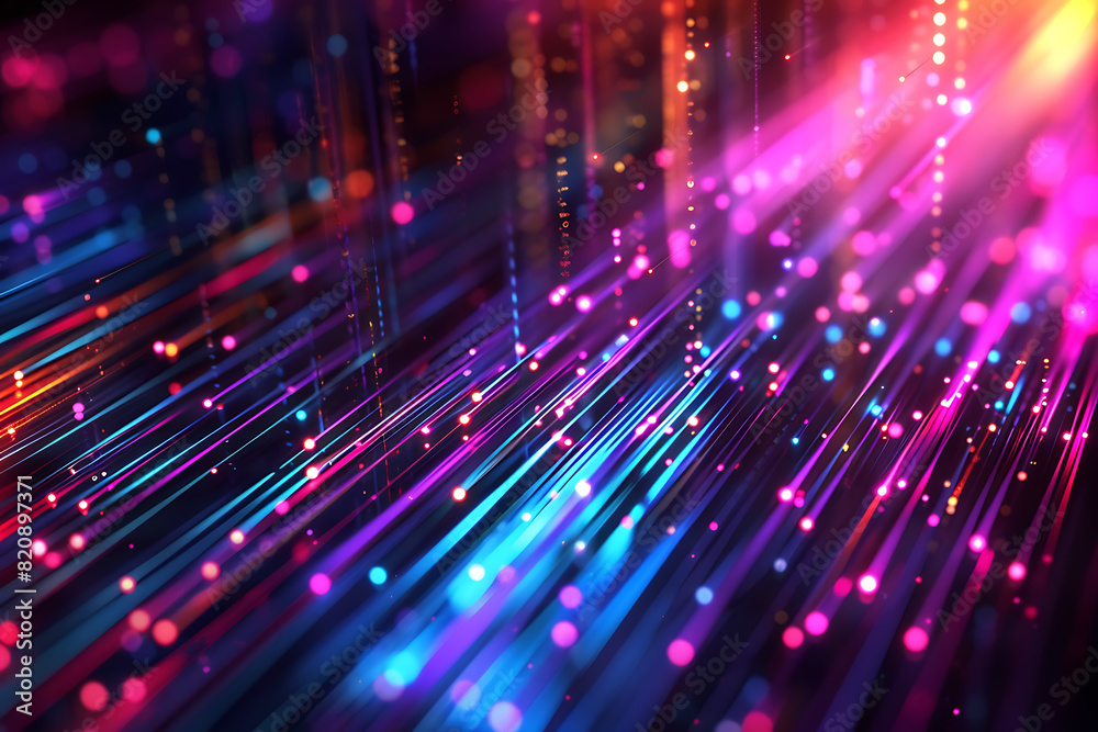 Poster abstract background of smooth lines. big data visualization.