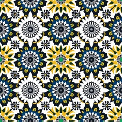 Intricate Geometric Floral Pattern
