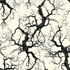 Obraz premium Branch Pattern Illustration